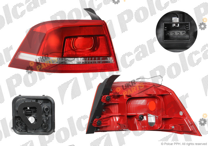 Задний фонарь Polcar 95D188-V