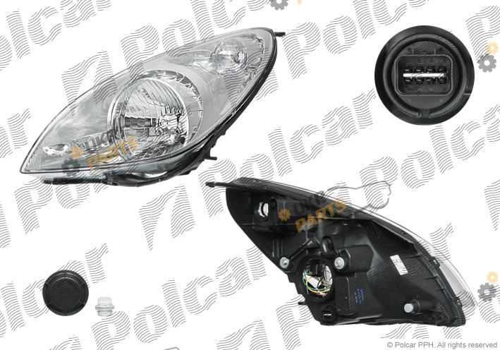Основная фара Polcar 4017090E
