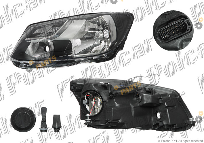 Основная фара Polcar 95U110-E