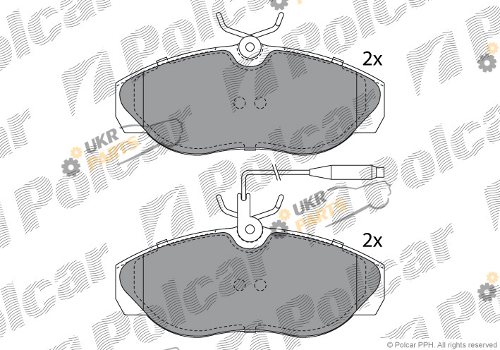 Тормозные колодки Polcar S70-0044