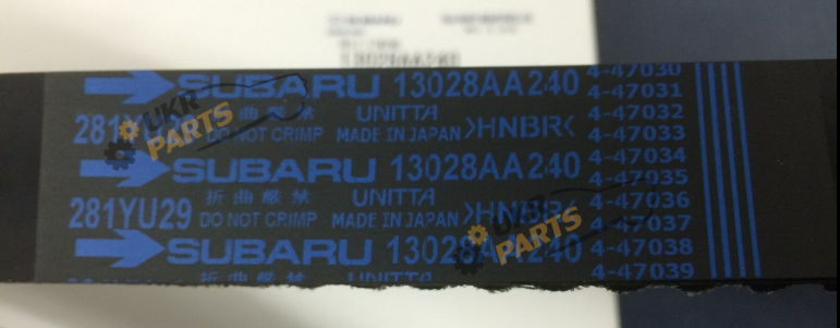 BELT-TIMING SUBARU 13028AA240 BELT-TIMING SUBARU 13028AA240