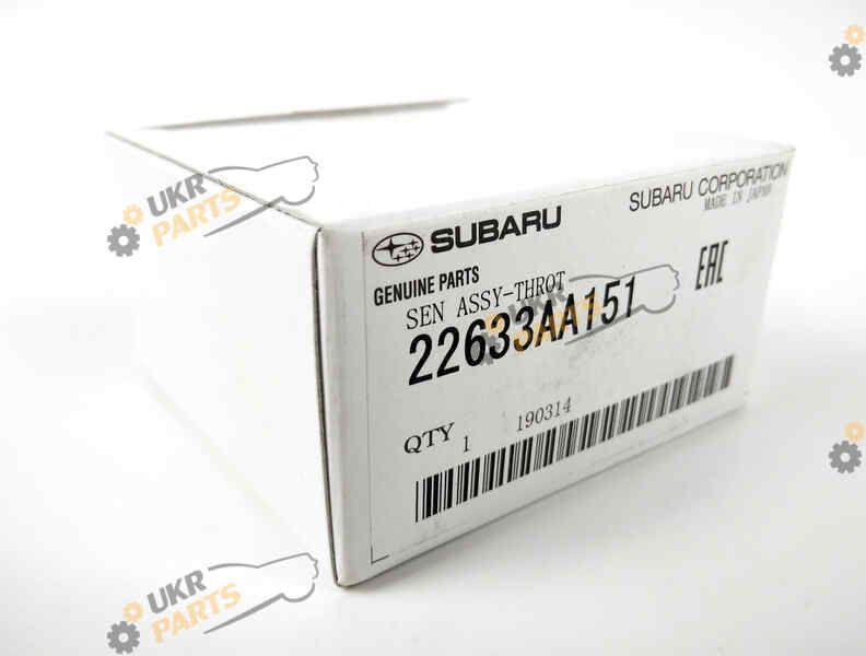 SEN ASSY-THROT SUBARU 22633AA151 SEN ASSY-THROT SUBARU 22633AA151