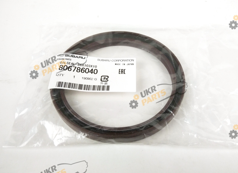 OIL+SEAL-86X103X10 SUBARU 806786040 OIL+SEAL-86X103X10 SUBARU 806786040