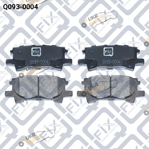 Тормозные колодки Q-FIX Q093-0004