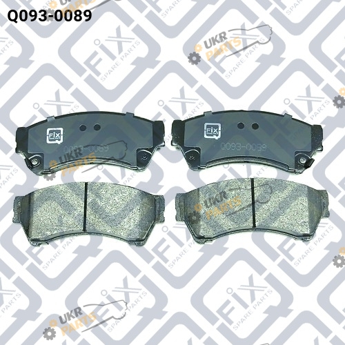 Тормозные колодки Q-FIX Q093-0089