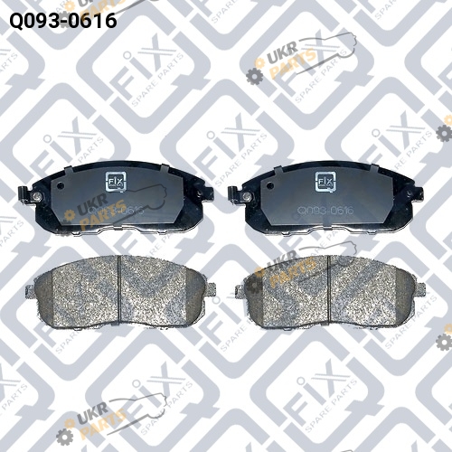 Тормозные колодки Q-FIX Q093-0616