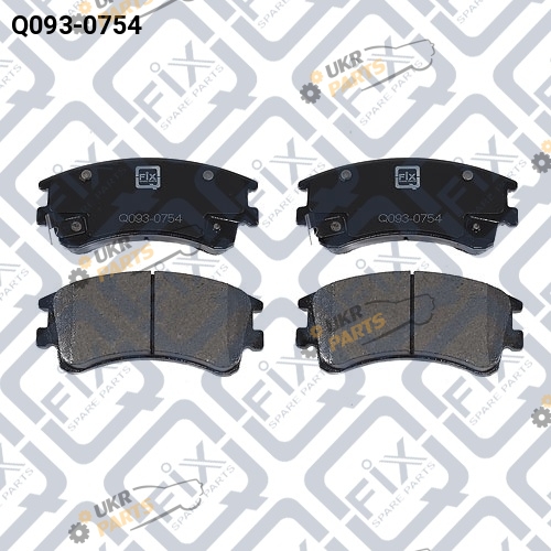 Тормозные колодки Q-FIX Q093-0754