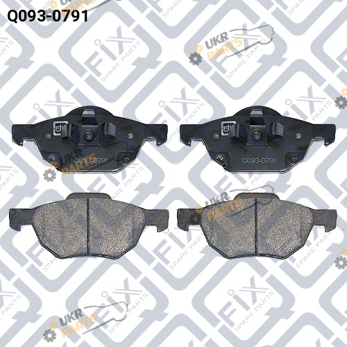 Тормозные колодки Q-FIX Q093-0791