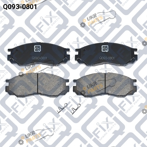 Тормозные колодки Q-FIX Q093-0801
