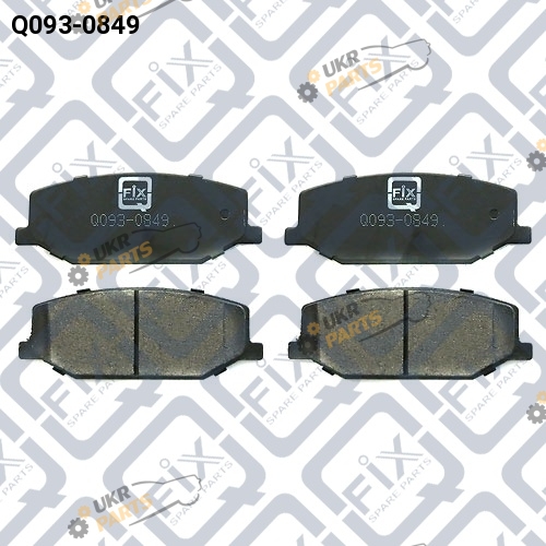 Тормозные колодки Q-FIX Q093-0849