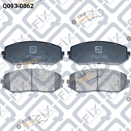 Тормозные колодки Q-FIX Q093-0862