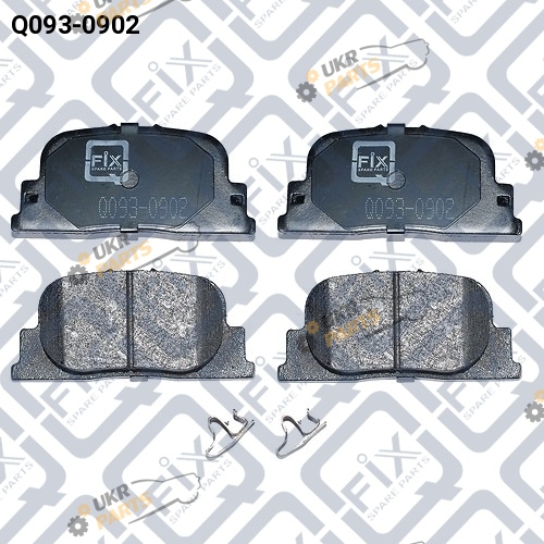 Тормозные колодки Q-FIX Q093-0902