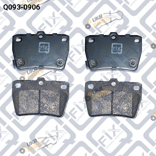 Тормозные колодки Q-FIX Q093-0906