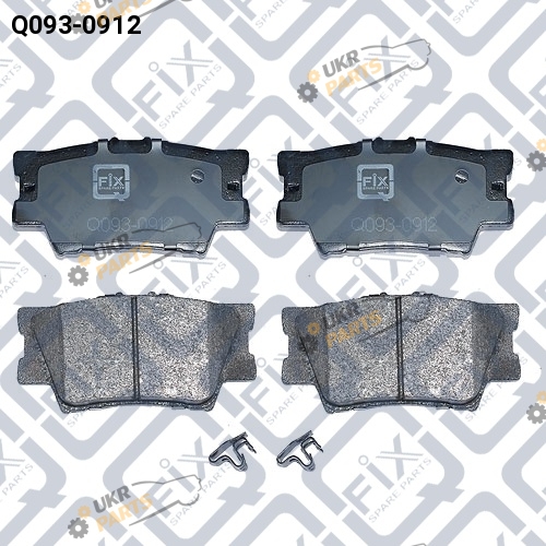 Тормозные колодки Q-FIX Q093-0912