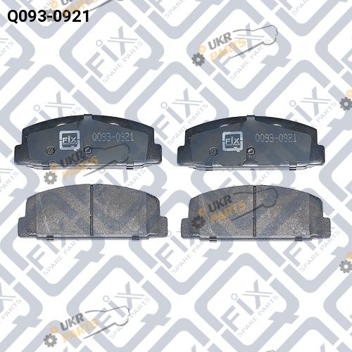Тормозные колодки Q-FIX Q093-0921
