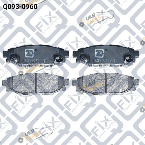 Тормозные колодки Q-FIX Q093-0960