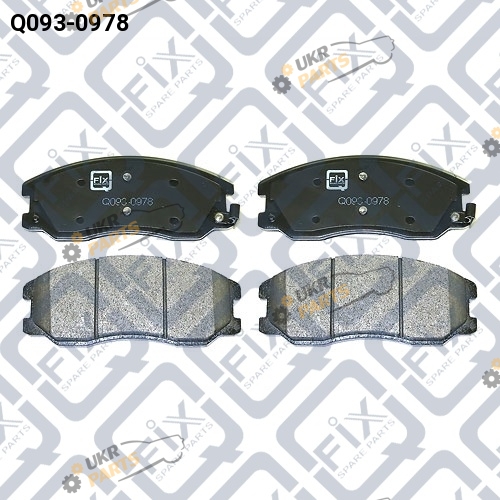 Тормозные колодки Q-FIX Q093-0978
