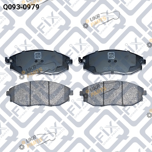 Тормозные колодки Q-FIX Q093-0979