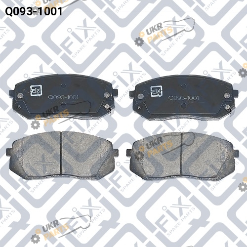 Тормозные колодки Q-FIX Q093-1001