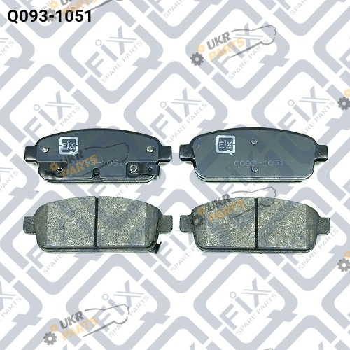 Тормозные колодки Q-FIX Q093-1051