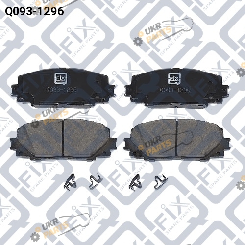 Тормозные колодки Q-FIX Q093-1296