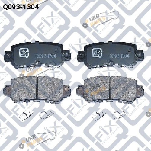 Тормозные колодки Q-FIX Q093-1304
