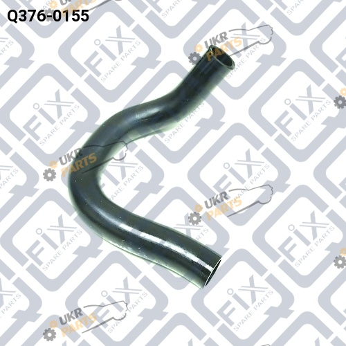 Патрубок радиатора Q-FIX Q376-0155
