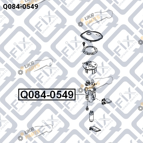 Топливный фильтр Q-FIX Q084-0549 Топливный фильтр Q-FIX Q084-0549