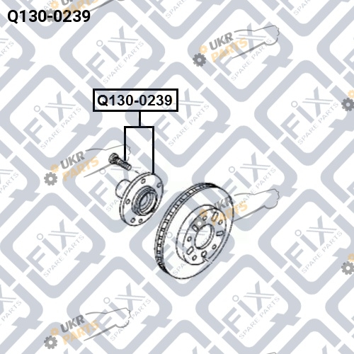 Подшипник ступицы Q-FIX Q130-0239 Подшипник ступицы Q-FIX Q130-0239