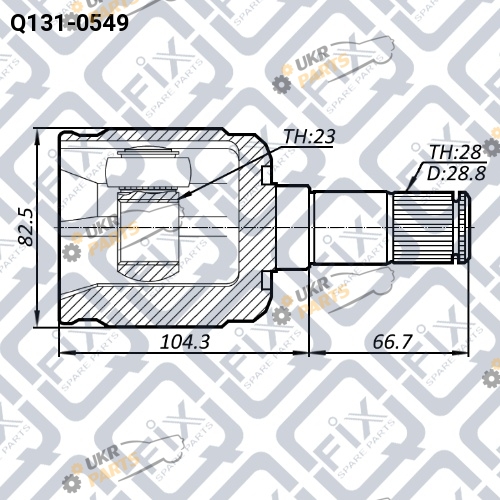 ШРУС Q-FIX Q131-0549 ШРУС Q-FIX Q131-0549