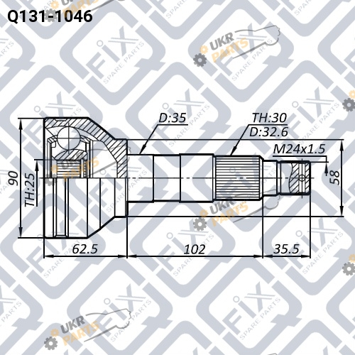 ШРУС Q-FIX Q131-1046 ШРУС Q-FIX Q131-1046