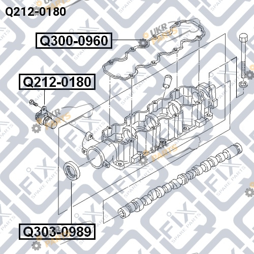 Датчик положения коленвала Q-FIX Q212-0180 Датчик положения коленвала Q-FIX Q212-0180