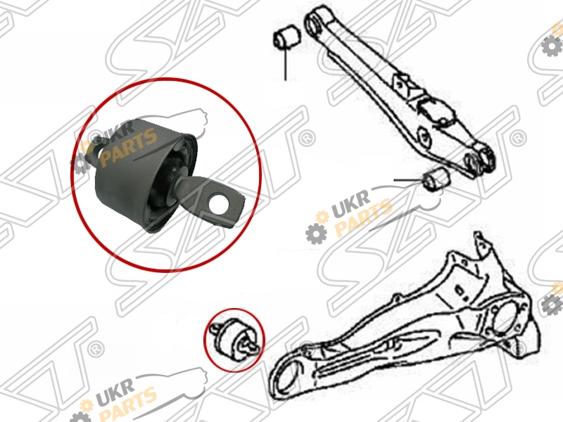 Сайлентблок рычага SAT ST-4120A125