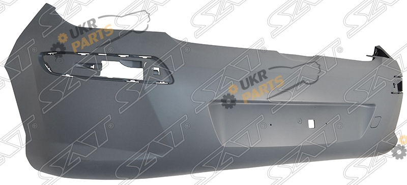 Бампер sat ST-PG38-087-0