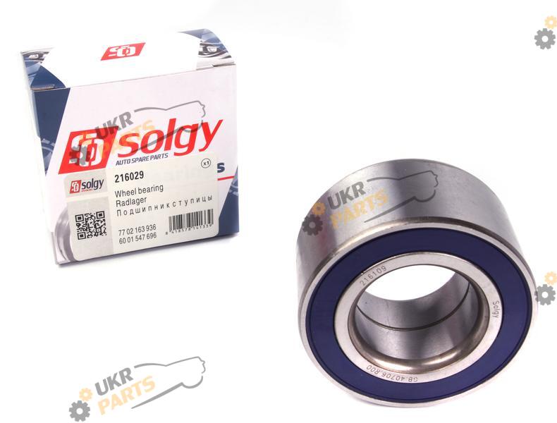 Подшипник ступицы SOLGY 216029 Подшипник ступицы SOLGY 216029
