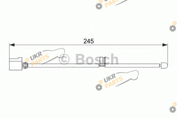 Датчик износа тормозных колодок BOSCH 1 987 474 563
