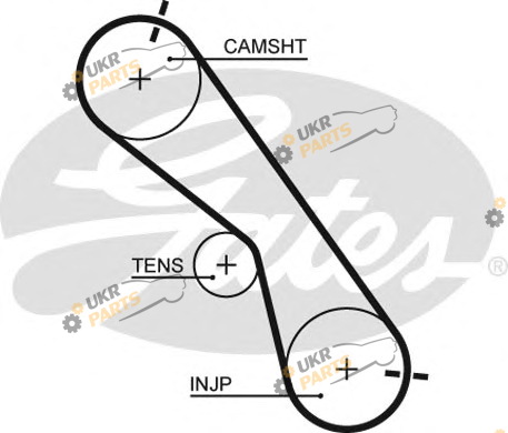 Ремень ГРМ GATES 5560XS