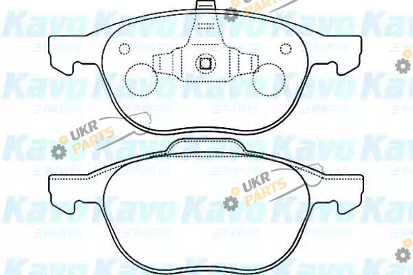 Тормозные колодки KAVO PARTS BP-4555