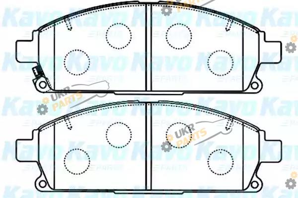 Тормозные колодки KAVO PARTS BP-6568