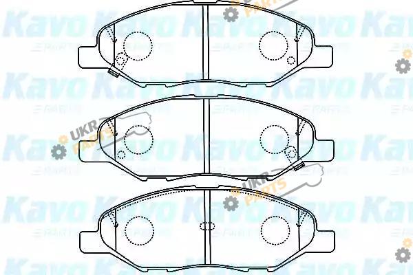 Тормозные колодки KAVO PARTS BP-6599