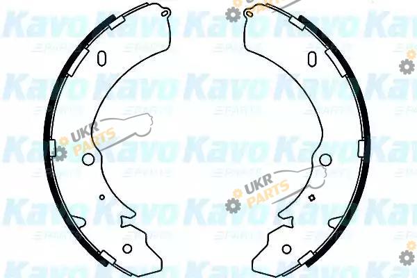 Тормозные колодки барабанные KAVO PARTS BS-3914