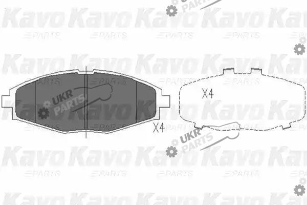 Тормозные колодки KAVO PARTS KBP-1002