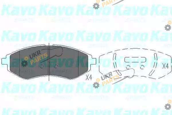 Тормозные колодки KAVO PARTS KBP-1003
