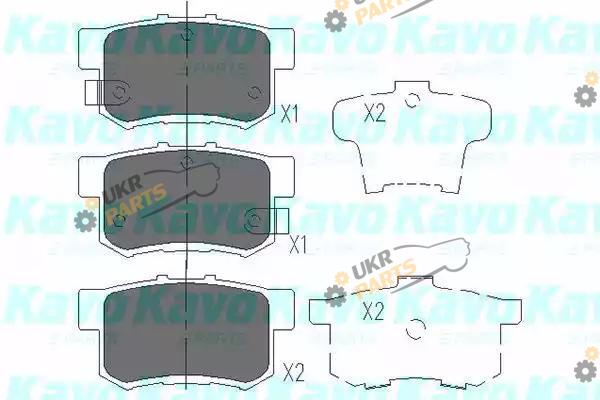 Тормозные колодки KAVO PARTS KBP-2009