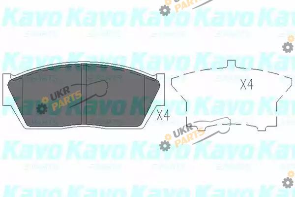 Тормозные колодки KAVO PARTS KBP-2017