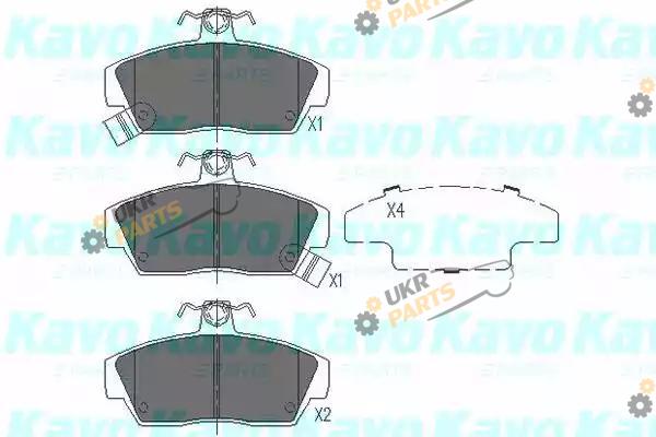 Тормозные колодки KAVO PARTS KBP-2023