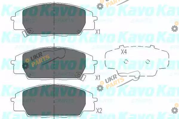 Тормозные колодки KAVO PARTS KBP-2031