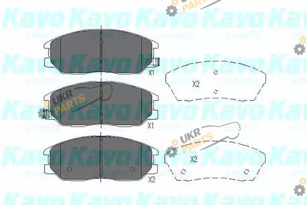 Тормозные колодки KAVO PARTS KBP-3021
