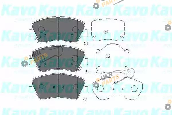 Тормозные колодки KAVO PARTS KBP-3030