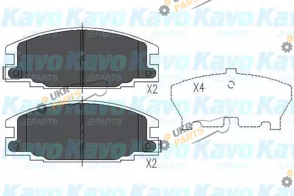 Тормозные колодки KAVO PARTS KBP-3503